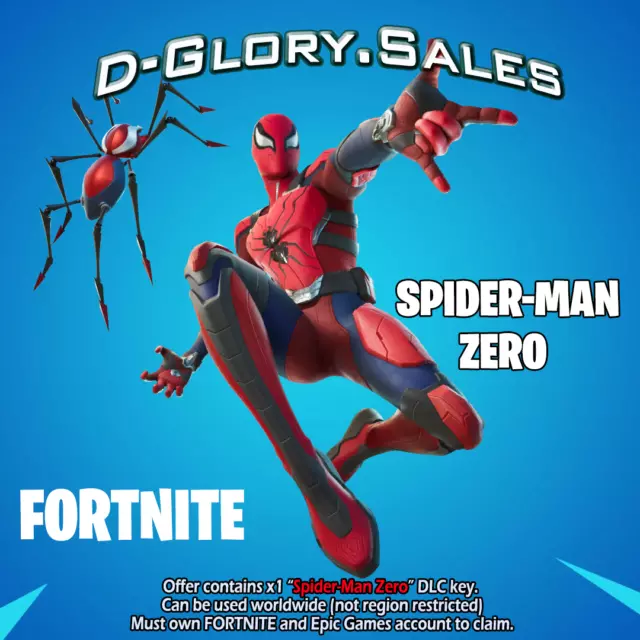 Fortnite Spider-Man Zero Outfit DLC Epic Games GLOBAL Key (No CD/DVD)