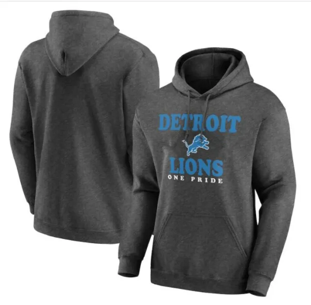 Men's New Detroit Lions Football Fans Fierce Competitor Pullover Hoodie
