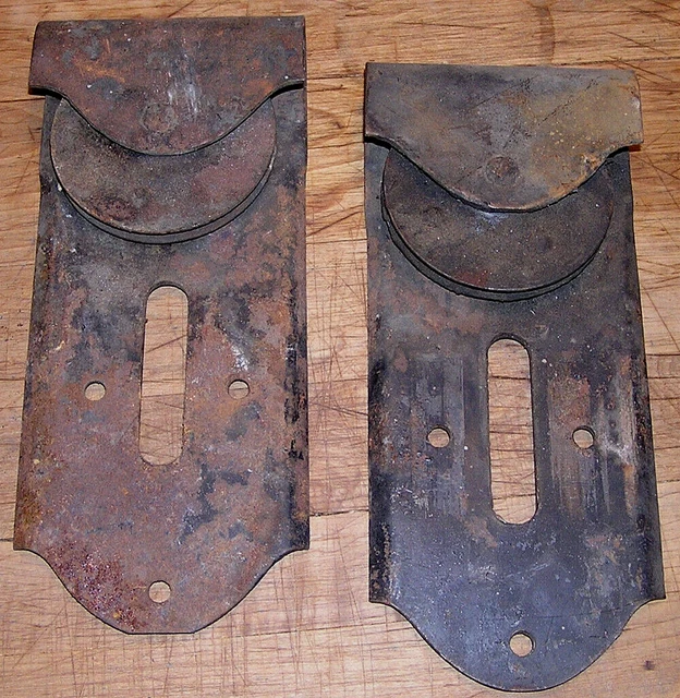 Barn or Pocket Door Rollers Pair(2) Antique/Vintage Architectural Salvage as-is