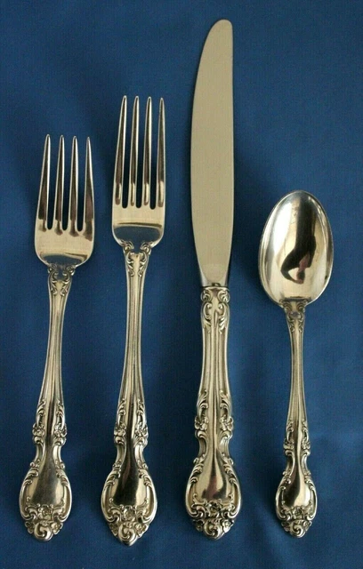 Gorham Melrose Sterling Silver 4 Piece Place Dinner Size Place Setting(s)