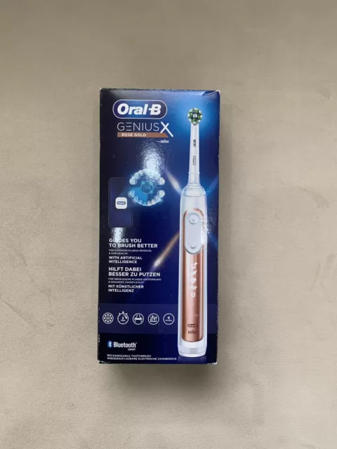 Oral-B Genius X Elektrische Zahnbürste - Roségold
