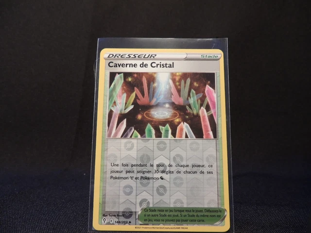 Carte Pokémon Caverne de Cristal 144/203 HOLO REVERSE PEU COMMUNE VF