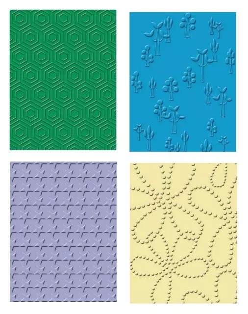 Prägeschablone Hintergrund, Embossing Folder C6 Craft Concepts CC 48-54