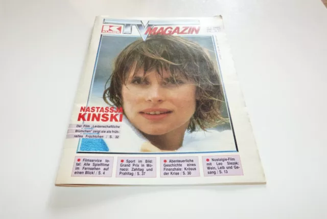 K Kurier TV Magazin 1988 TB Nastassja Kinski,Mijou Kocas,Top Selten