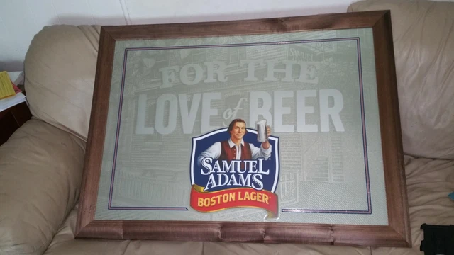 sam adams large mirror ...local pick-up only