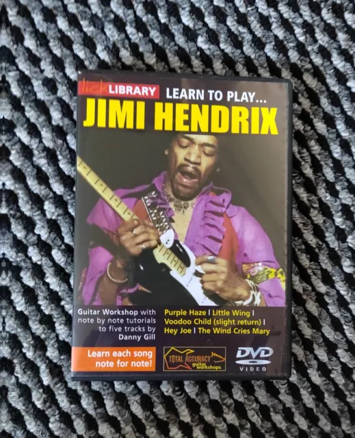 LICK LIBRARY Learn to Play JIMI HENDRIX RIFFS Purple Haze LESSON Song Guitar DVD