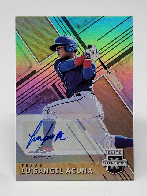 2019 Panini Elite Extra Edition Auto Luisangel Acuna #169 Auto