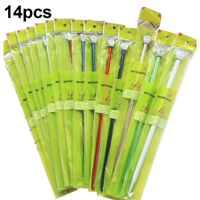 Jagowa Set 12 Ganci Per Uncinetto – Ferri Marcapunti In Alluminio Colorati 6-20 Cm | Accessori Per Maglieria E Fai Da Te - 6