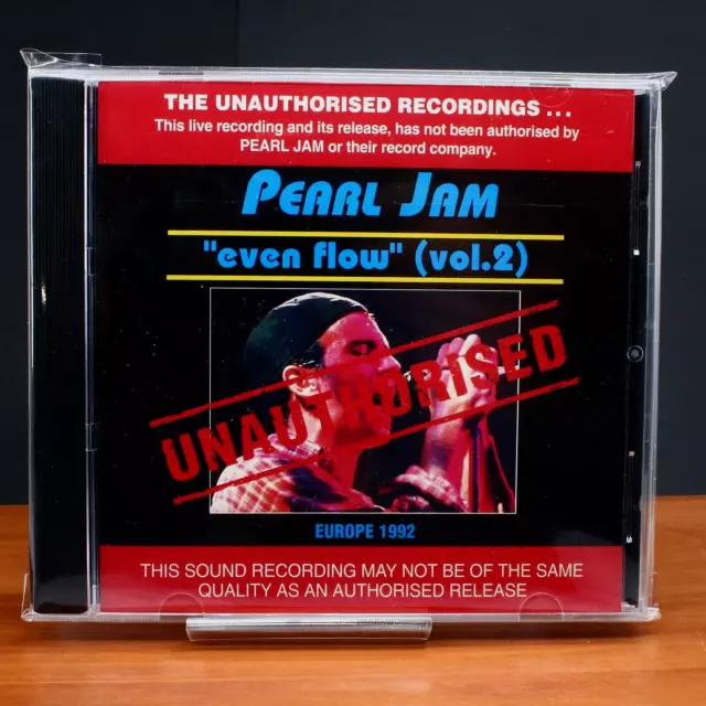 Pearl Jam Even Flow Vol.2 - Live in Europe 1992 CD (w/ Plastic Sleeve) ● RARE