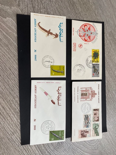 LOT 9 ENVELOPPES 1ER JOUR NOUVELLE CALEDONIE - 1986-1987