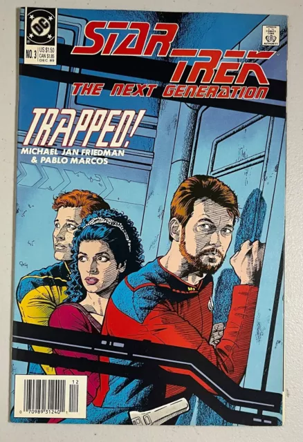 Star Trek The Next Generation 3 Newstand Edition DC 1989