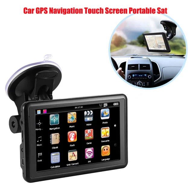 1x 5 " Car GPS Navigation Touch Screen Portable Sat Navi 8GB Lifetime Free Maps