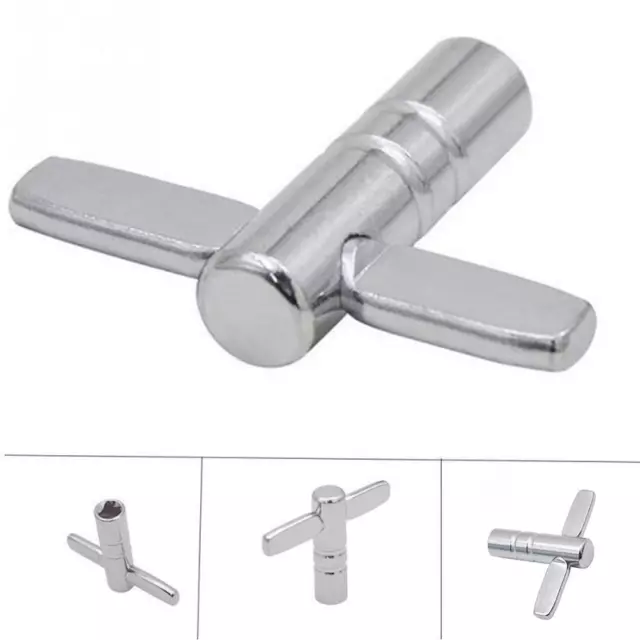 Drum Tuning Key Adjustment Wrench Silver Metal Percussion L4 CL Suppl H0 U2A9