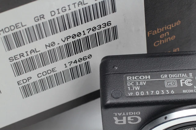 [MINT in Box / SH:1142] RICOH GR DIGITAL II 10.1MP Digital Camera Black JAPAN 12