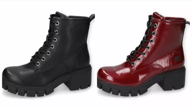 Dockers Par Gerli 47AA301-670720 Femmes Bottes à Lacets Désert Bottes
