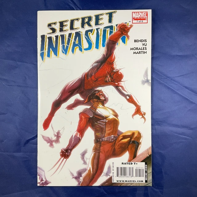 Secret Invasion #7 vs Skrulls Marvel Comics 2008 GABRIELE DELL'OTTO Cover Art