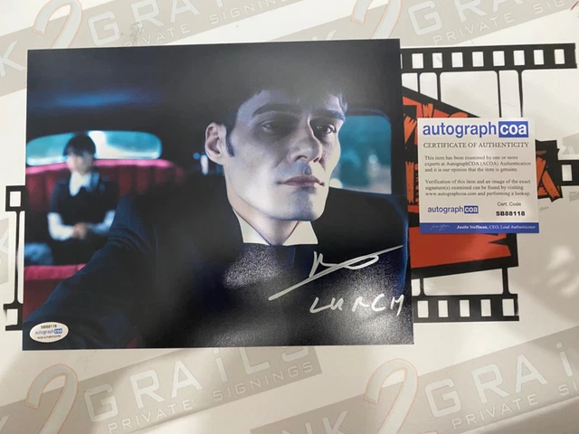 GEORGE BURCEA signed photo WEDNESDAY / LURCH 8x10 ACOA I