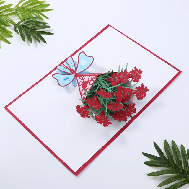 Biglietto D'auguri 3D Pop-up Per 21° Compleanno – Con Busta E Tagliando, Torta E Palloncini, Regalo Per Donne