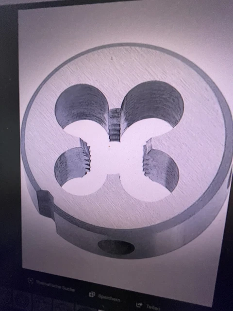 Filiera BSP Destra Filiera G 3/4" Per Filettatura Tubi - HSS, Whitworth, Diametro 55 Mm, CNC Qualit&auml;t Filiera Tubo