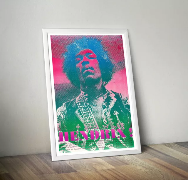 Jimi Hendrix Experience Reproduction Concert Poster Print Maple Leaf Gardens