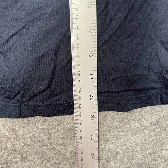 T-shirt CHLOE Top età 12 anni blu navy maniche corte stampa logo cotone 12