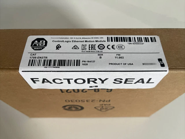 New Factory Sealed 1756-EN3TR SER B ControlLogix PLC Module 1756EN3TR 1pcs