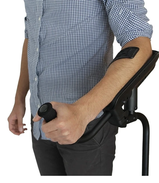 DRIVE ADJUSTABLE ELBOW Crutches Padded Forearm Trough Platform Walking