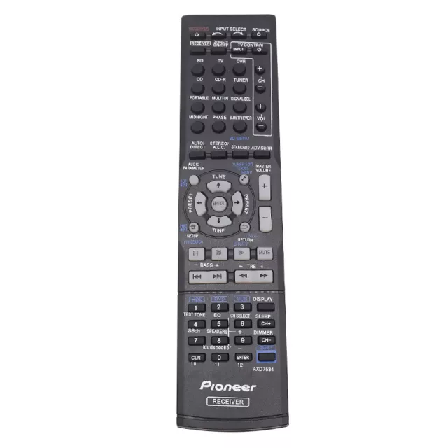 Remote Control AXD7534 For PIONEER HTP-071 SX-319V SX-319V-K VSX-42 VSX-321