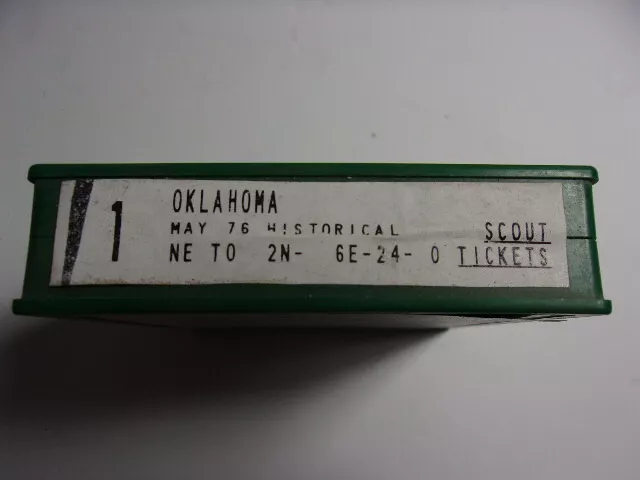 Oklahoma Scout Tickets Of Oil/Gas Wells , Petro Well Libaries, 1976, 156 Rolls