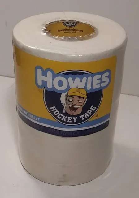 Howies Hockey Tape 5 Roll Pack of White Hockey Stick Tape