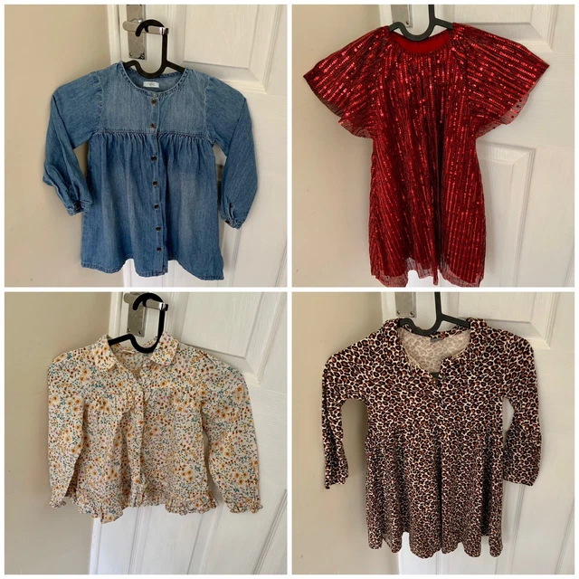 Girls Next bundle 4 items age 3-4 years 3 Dresses 1 Top