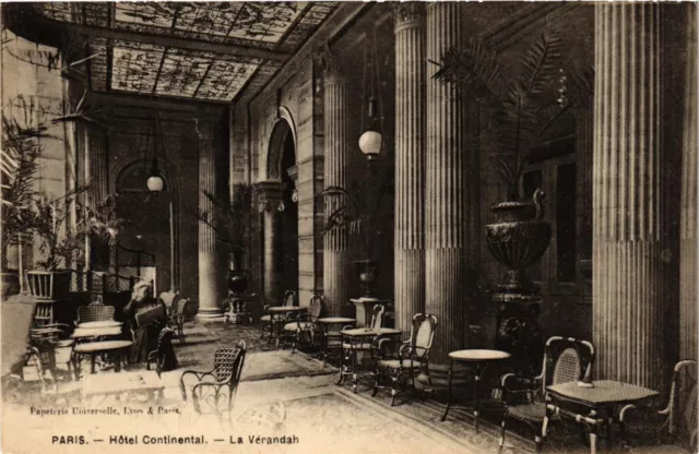 CPA AK PARIS (9e) - Hotel CONTINENTAL La Vérandah (218865)