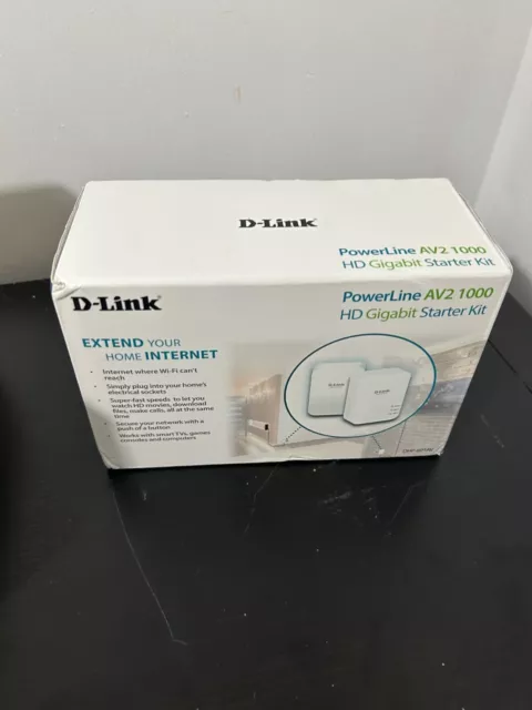 D-LINK PowerLine AV2 1000 HD Gigabit Starter Kit DHP‑601AV 3