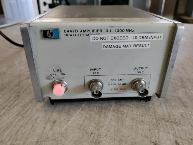 HP 8447D Amplifier 0.1-1300MHz Hewlett Packard