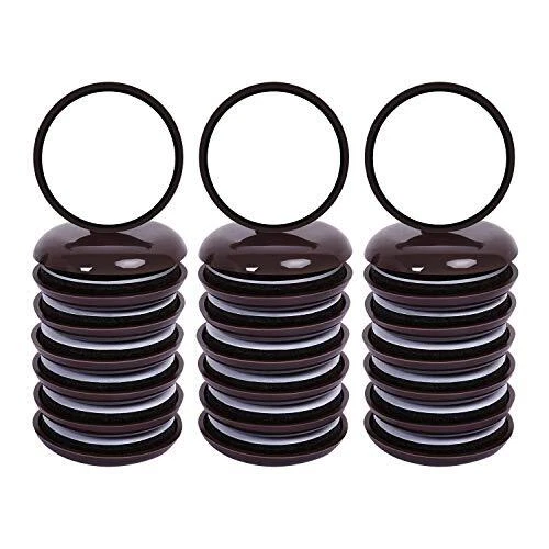 Ezprotekt 43 mm Self-Stick Furniture Sliders 16 Pack