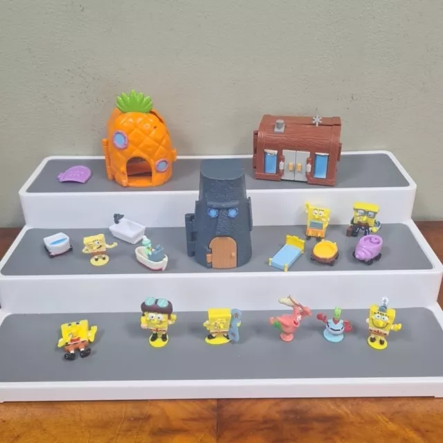 SpongeBob SquarePants Mini Micro PLAYSETS Pineapple Krusty Krab Squidward Simba