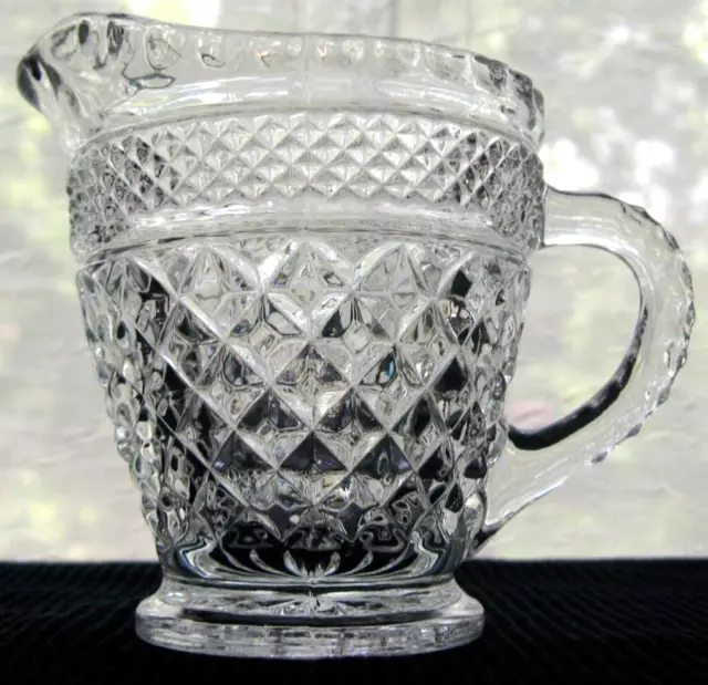 Anchor Hocking Glass Clear Wexford Creamer Pitcher