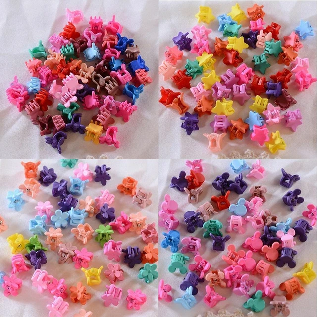 Women Kids Mini Clamp Hairpins Girls Cute Small Hair Crabs Flower Star Hairclip 2