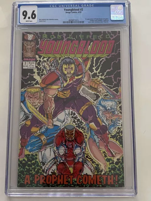 Youngblood 2 CGC 9.6 1st App and Origin of Prophet, 1st Shadowhawk Pink Variant