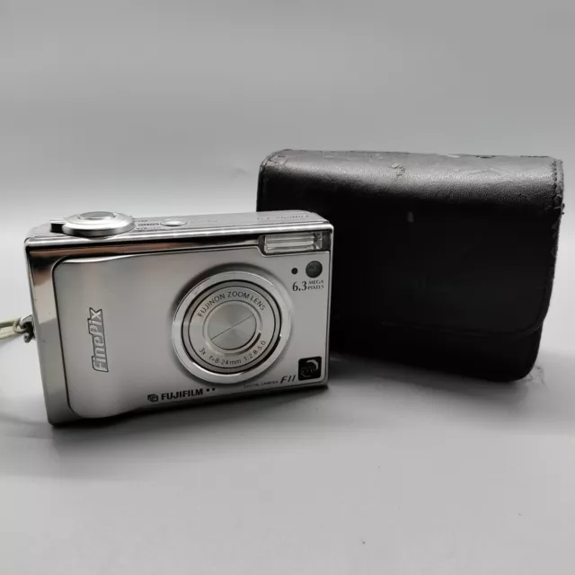 Fujifilm FinePix F11 6.3MP Compact Digital Camera Silver Tested