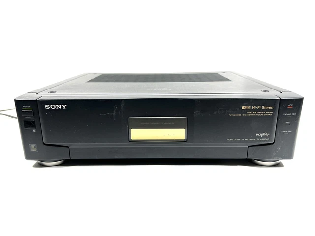 SONY SLV-R1000 S-VHS VCR Player Recorder Hi-Fi Stereo AS-IS £38.50 ...