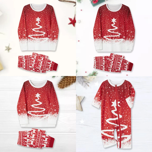 Christmas Pajamas Matching Sets Fashion Family Sleepwear Set Home Family Outfits