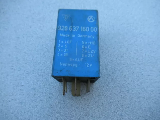 Porsche 928/944/968 Anti- Vol / Alarme Relais 928 637 160 00 C #C15