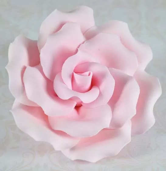 Extra Large Pink Rose Sugar flower wedding birthday cake decoration topper