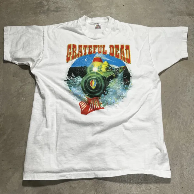 VTG FOTL Grateful Dead Summer Tour 1995 Graphic T Shirt Adult XXL East Coast USA