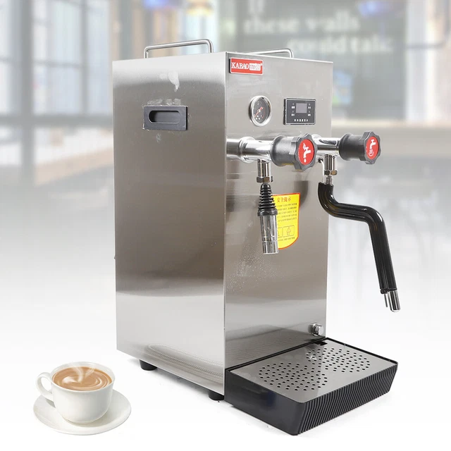 2500W Commercial Milk Bubble Foam Steam Water Boiling Machine US