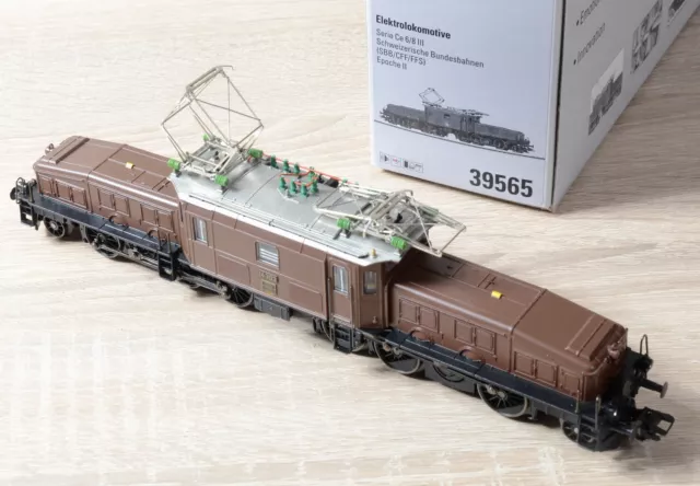 Märklin 39565 E-Lok Crocodile Ce 6/8 III SBB Mfx-Dig Son + Softdrive Neuf