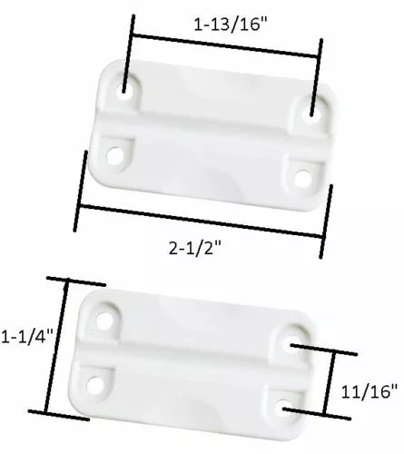 AFTERMARKET Igloo Cooler Plastic Hinges 3-PK and 12 Stainless Screws 3