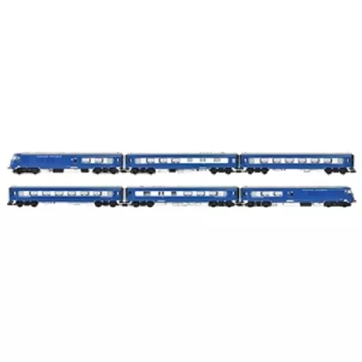 Graham Farish 370-425 Class 251 6 Car Midland Pullman Train Pack Blue Livery T48 2