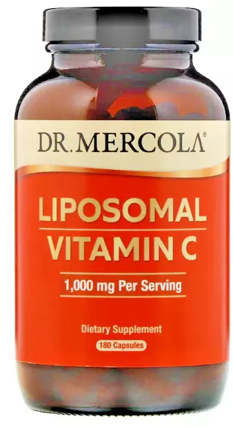 Vitamine C liposomale, 180 gélules  Dr. Mercola
